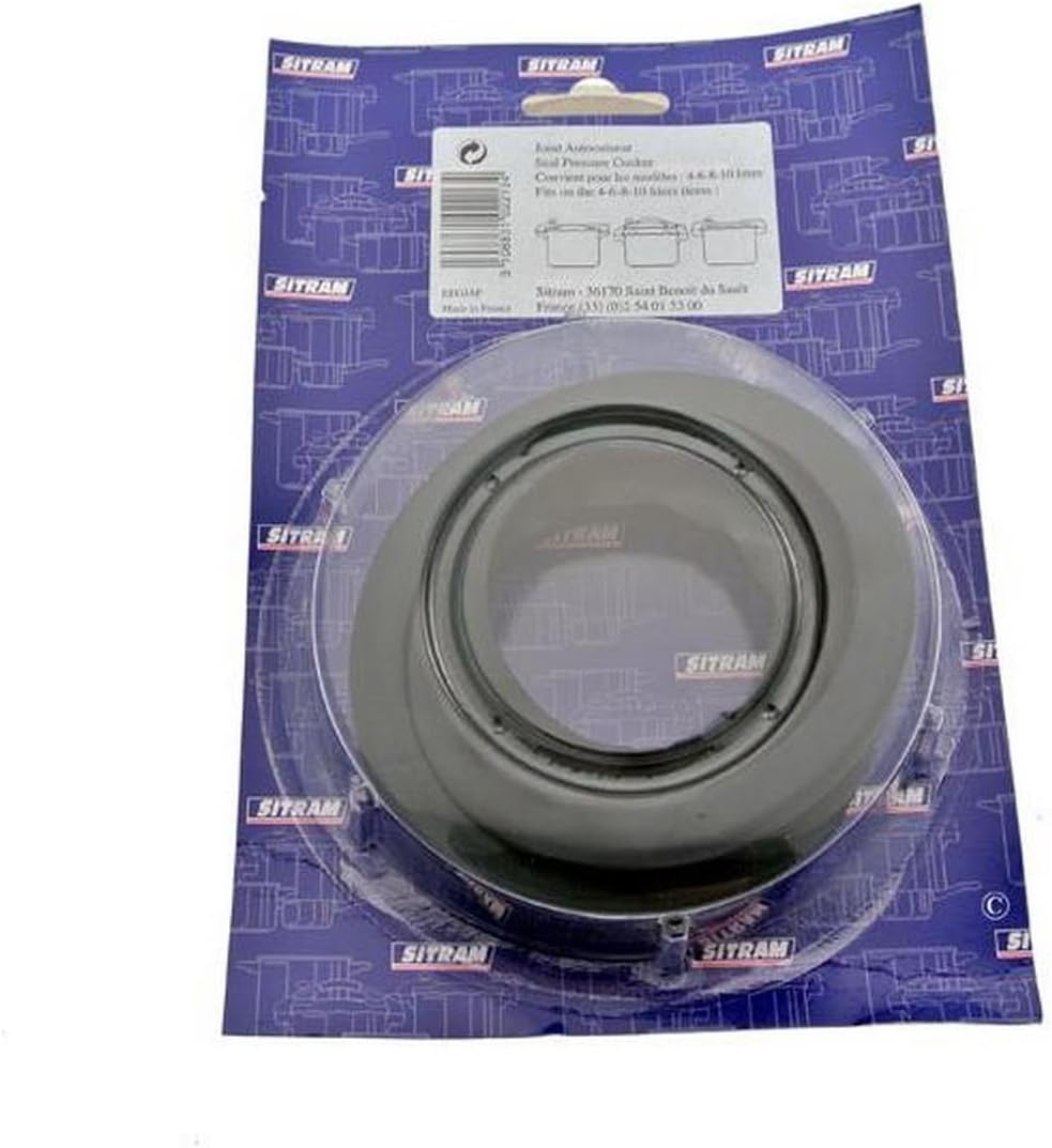 SitramSealing Ring for 4-6-8-10 L Sitram Sitraforza+, Mondo, Prima, Sitrasiena Pressure Cookers and 10 L Sitram Sitraforza Pressure Cooker