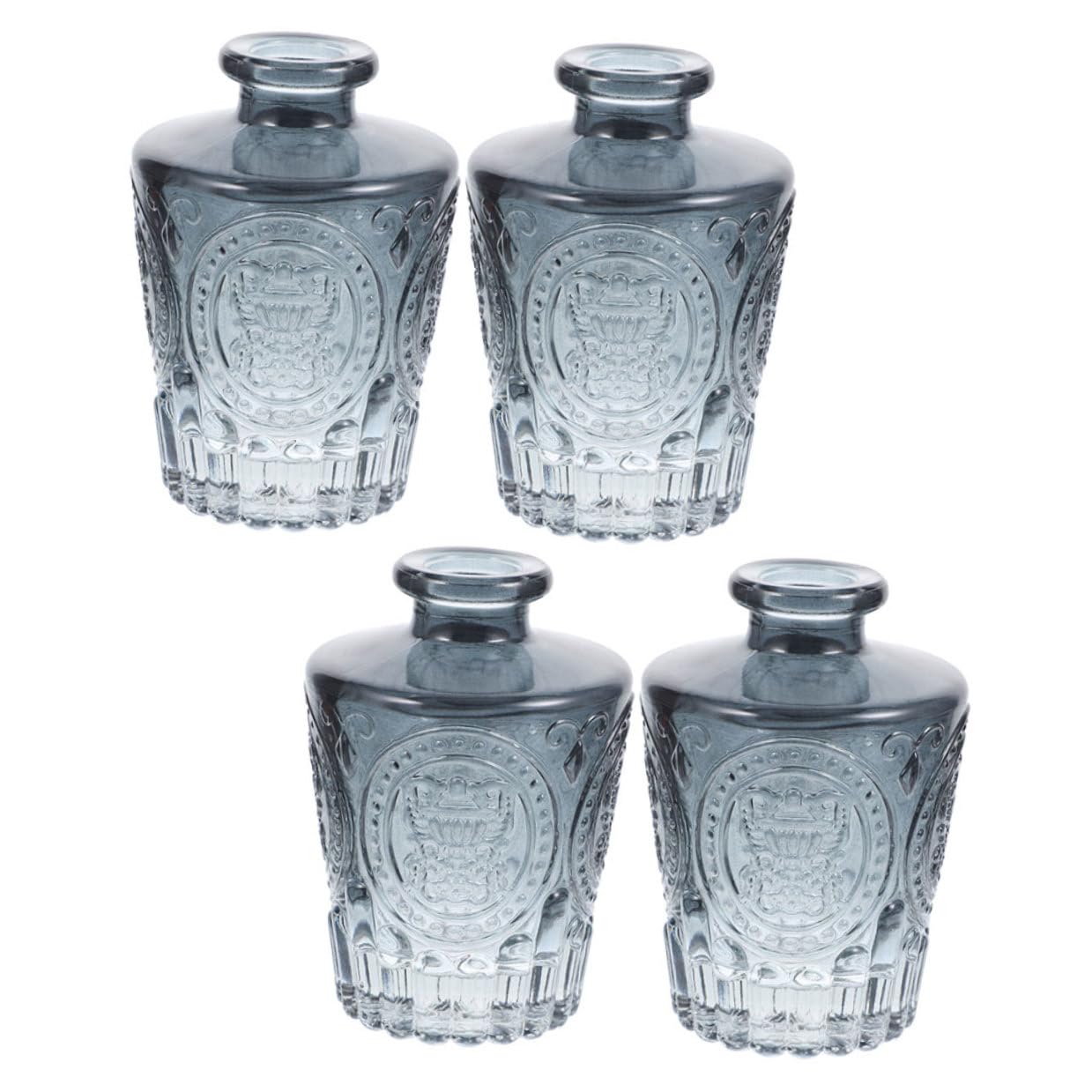 Flacons diffuseurs en verre bleu jojofuny 130ml pour parfum de maison