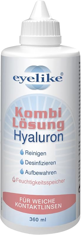 L'Eyelike Solution Acide Hyaluronique est un produit de nettoyage et de conservation spécialement conçu pour les lentill