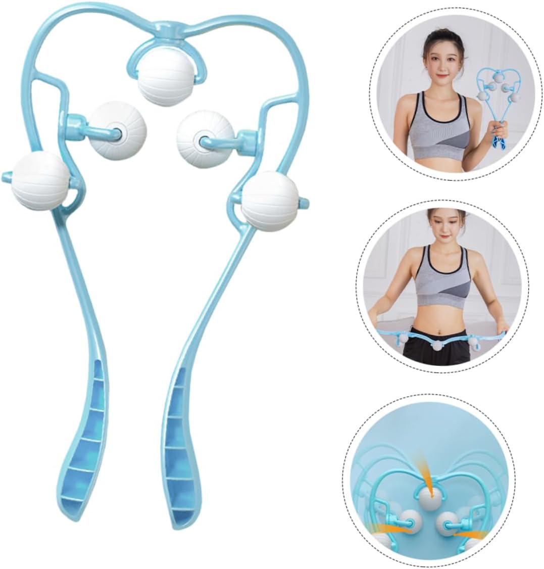 Didiseaon Portable Neck Massager Ball Design for Deep Tissue Relief Manual Roller for Cervical Spine Lightweight and Convenient Massage Tool Family and Friends