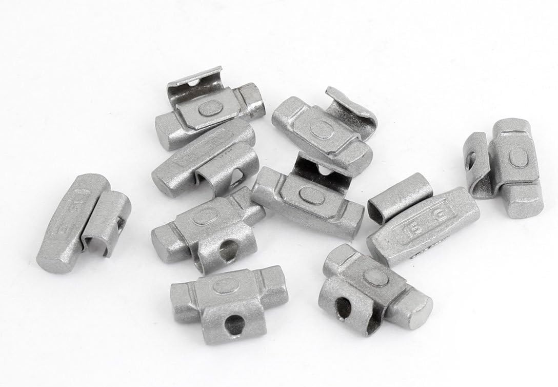 uxcell 10 Pcs Car Auto Metal Tire Balance 15g Wheel Quick Tab Weights