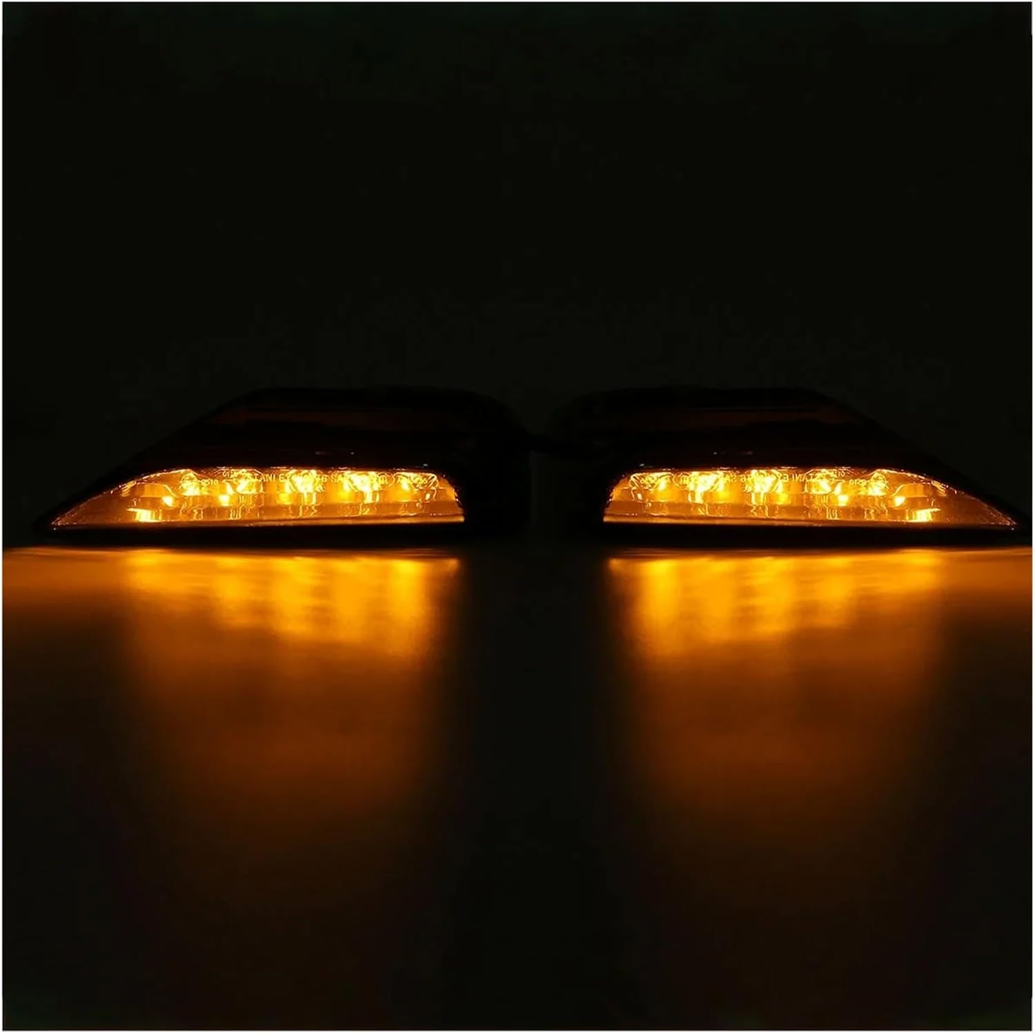 Pair LED Car DRL Turn Signal Light Front Bumper Fog Lamp Day Runnig Fog Light Compatible with Infiniti Q50 Q50S All 2014-2024 261304GA0A(Clear Color)