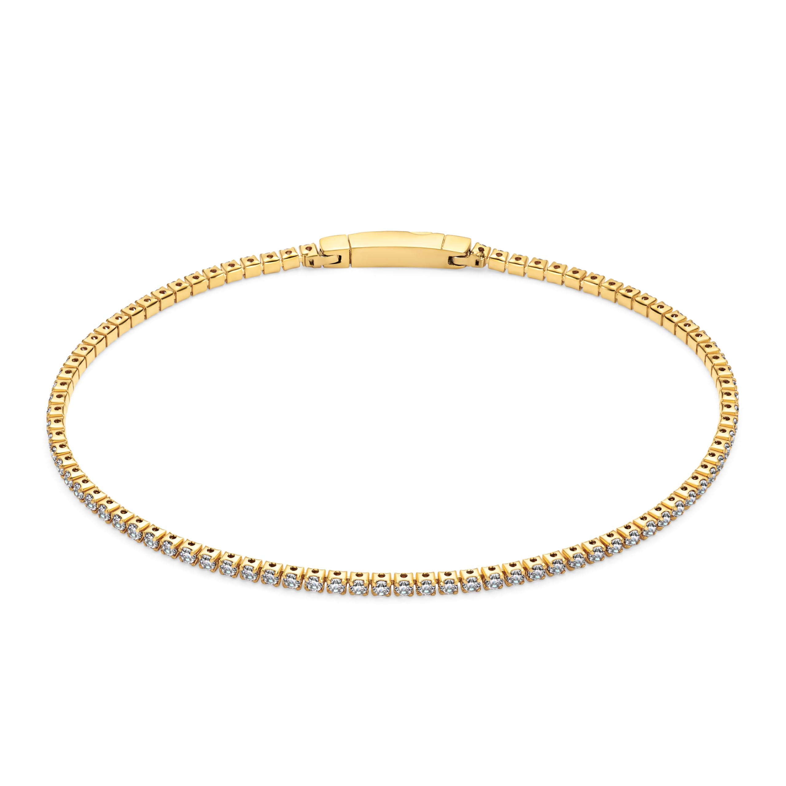 Sif Jakobs Ellera Damenarmband 17 cm, 925er Sterlingsilber, weiße Zirkonia
