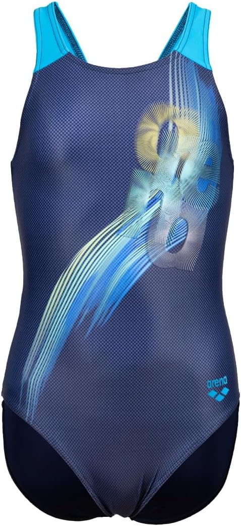 ARENA Girls Feel Girls' Parrot V Back Swimsuit