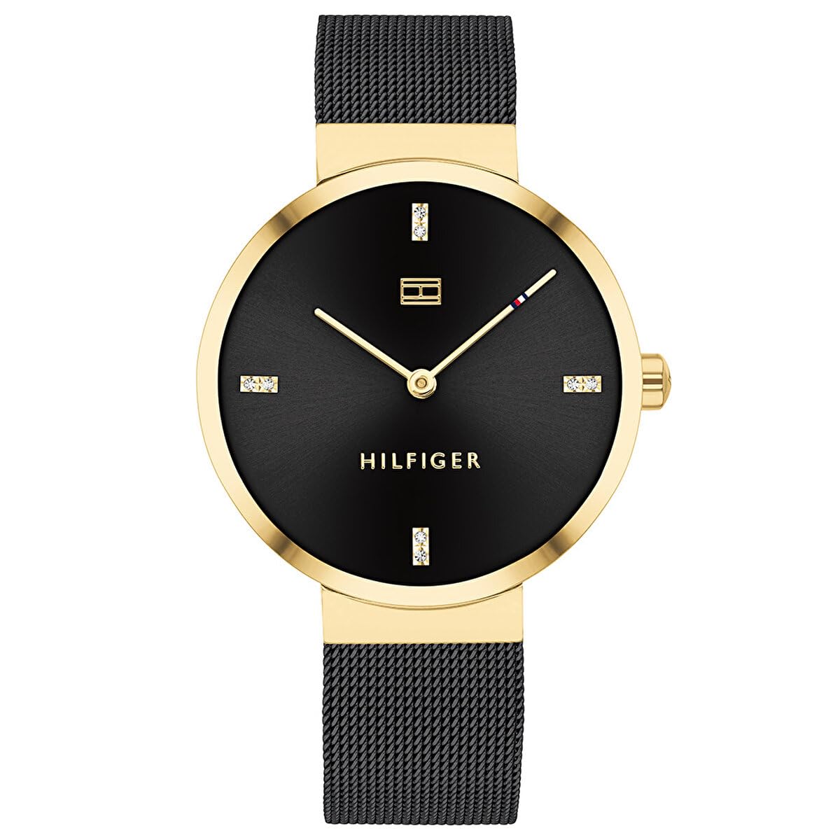 Tommy Hilfiger Reloj Analógico de Cuarzo para mujer con correa de malla de acero inoxidable