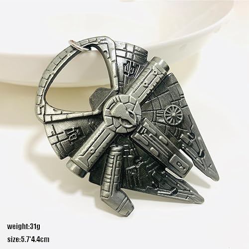 Miniatura 2 de DMWNN Abrebotellas creativos, Abrebotellas de cerveza Llavero colgante (plata)