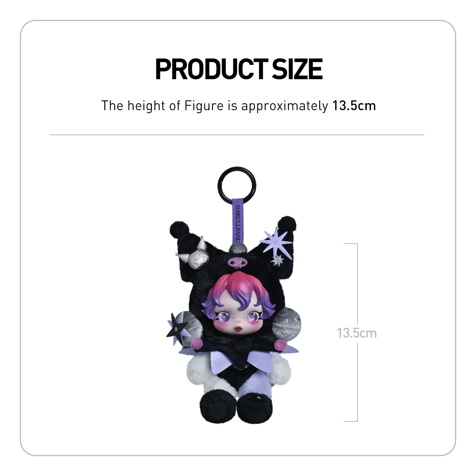 Amazon.co.jp: 【POP MART 公式ストア】SKULLPANDA × KUROMI Plush