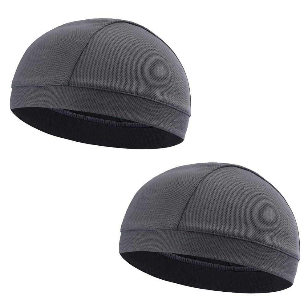 TOPLOR Moisture Wicking Skull Cap/Helmet Liner/Running Beanie Caps for Men - Motorcycle Cycling Breathable Dome Cap Sweatband