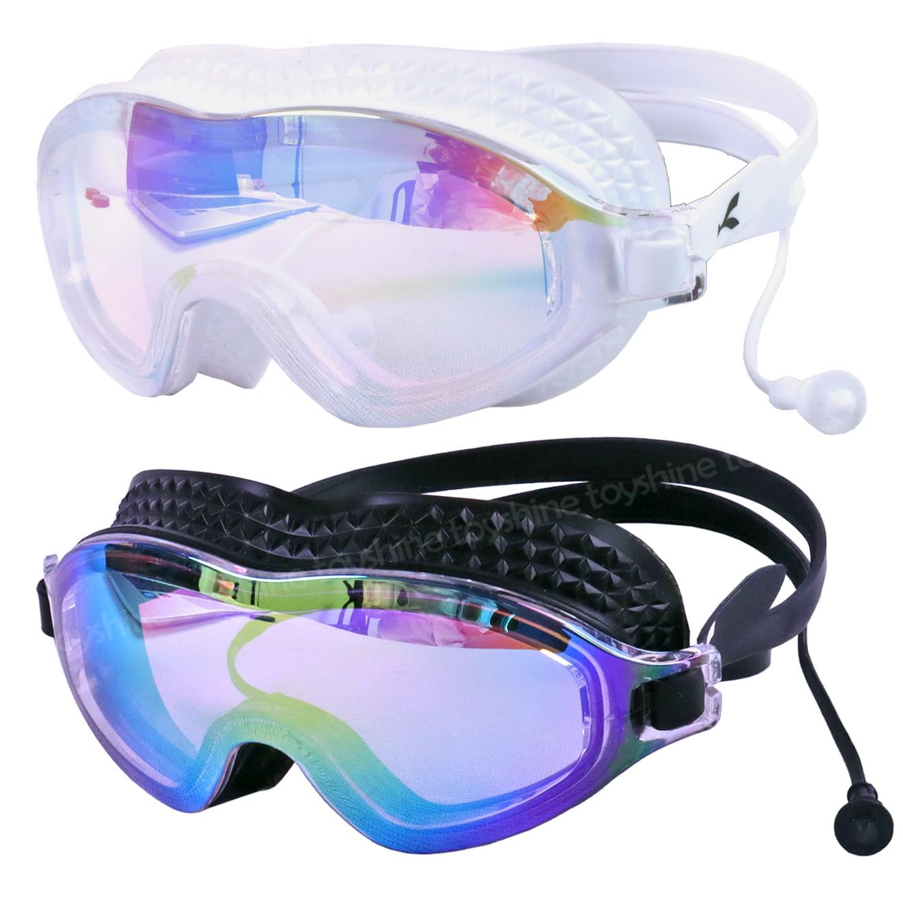 Spanker Pack of 2 Anti Fog Anti-UV Wide View Leak Proof Adjustable Swimming Goggles for Teenagers and Adults - Multicolor (B0D37N8NJR) Amazon Price History, Amazon Price Tracker