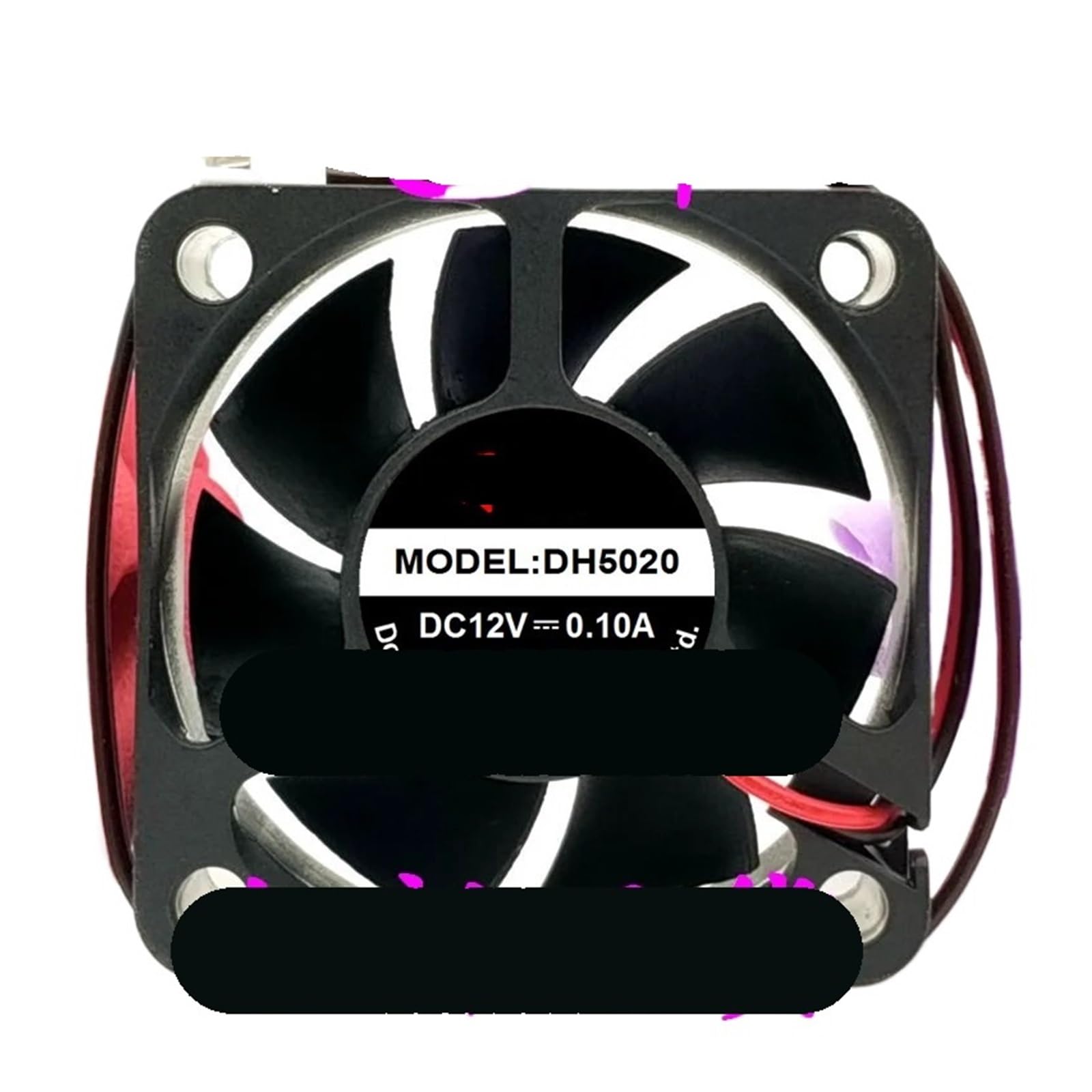 Ventilador de refrigeración DH5020 de 12 V CC con 2 cables para servidores de 50x50x10 mm