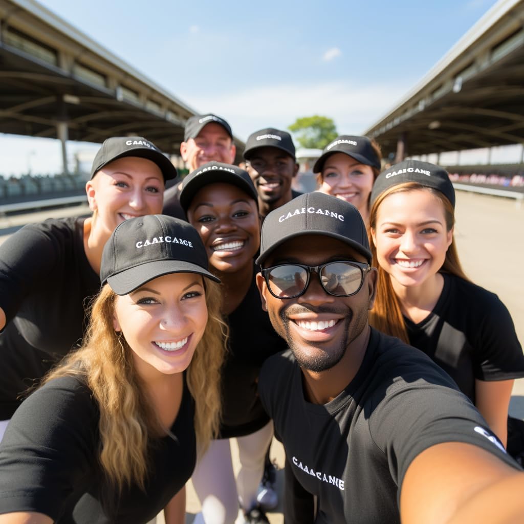 NOBONDO 12 Pack Unisex Baseball Caps - Bulk Wholesale Blank Plain Adjustable Hats for Men & Women - Image 6