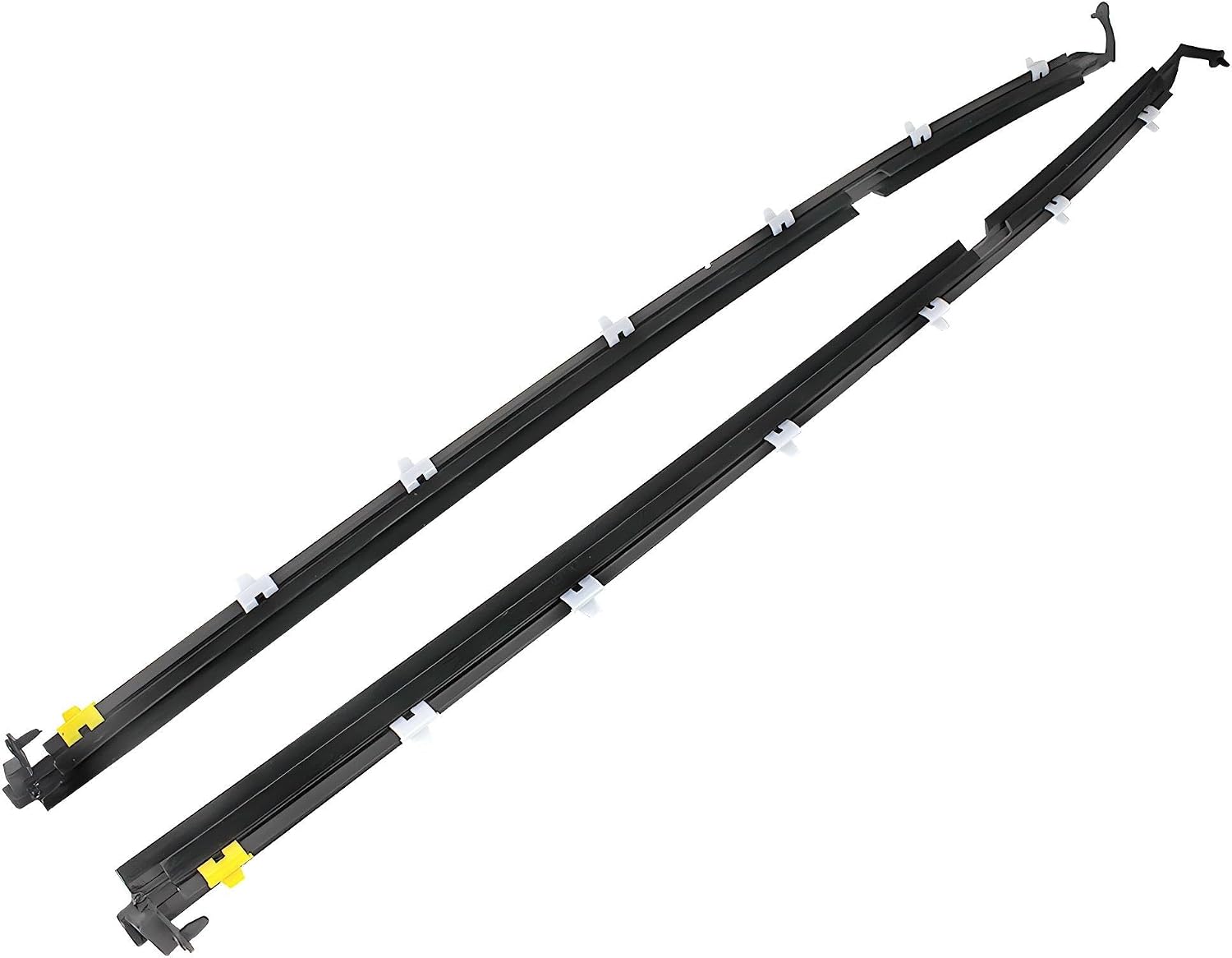 2Pcs Window Seal Belt Molding Trim Left Right Compatible with Mazda Miata Convertible 2-Door 1.6L 1.8L 1990-2005 Window Weatherstrip Trim Replaces NA01-58-810F NA01-59-810F