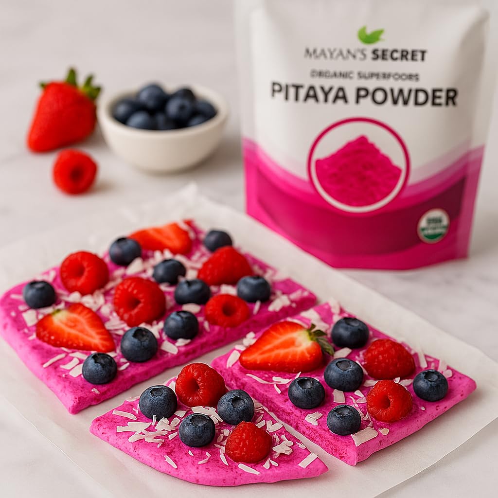 Amazon.com: Mayan's Secret 3.5oz Pink Pitaya Powder Organic