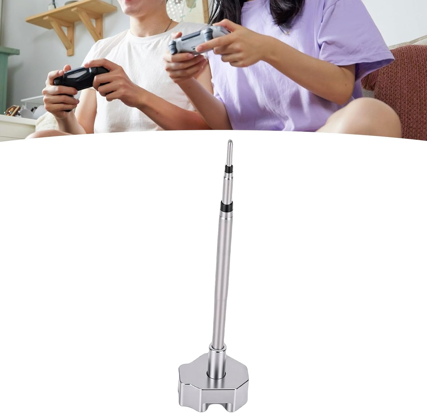 Joystick Soldering Iron Tip, Aluminum Alloy Desoldering Tool with 02A Connector for Switch Controller Repair