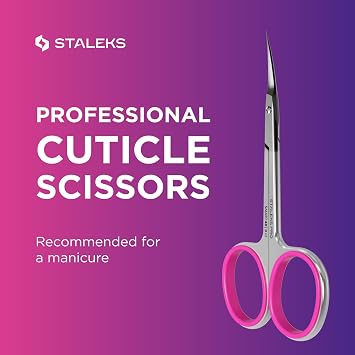 STALEKS Pro Smart 40 Tip 3 tırnak derisi makası, manikür aleti SS-40/3