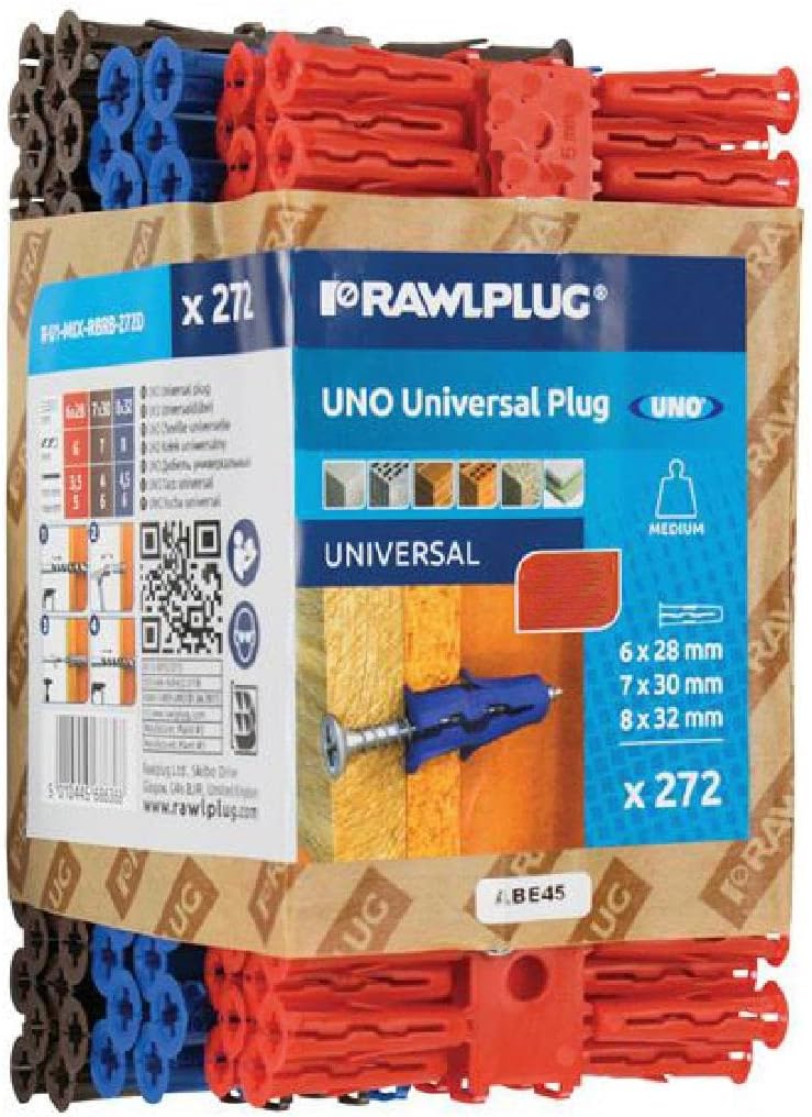 Wall Anchor Fixing Plugs And Screws Set. Assorted Wall Plugs With - View #7