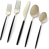 Vista 8 de Cambridge Silversmiths Gaze Mirror - Juego de cubiertos de 20 piezas, servicio para 4, plateado