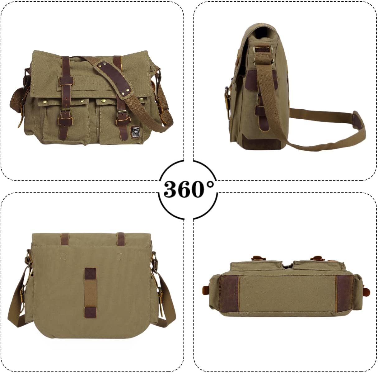 Tuscany Leather Messenger bag TL142430 natural | De tassenzaak