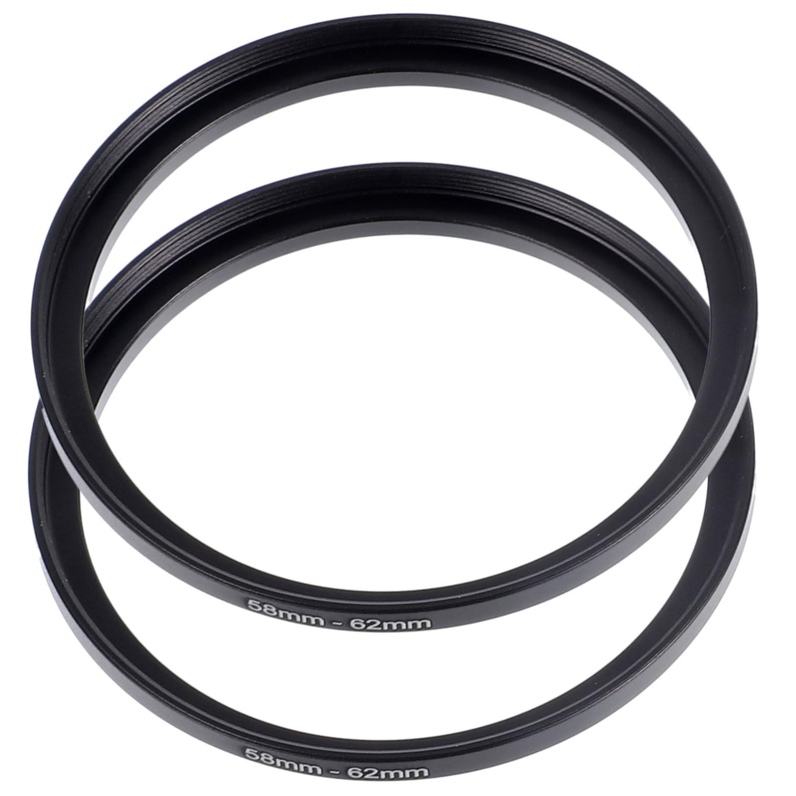2pcs Camera Adapter Ring Adapter for Camera Threaded Camera Ring Camera Lens Stepping Ring Camera Filter Ring Camera Filter Stepping Ring Camera Stepping Adapter Camera Lens Ring