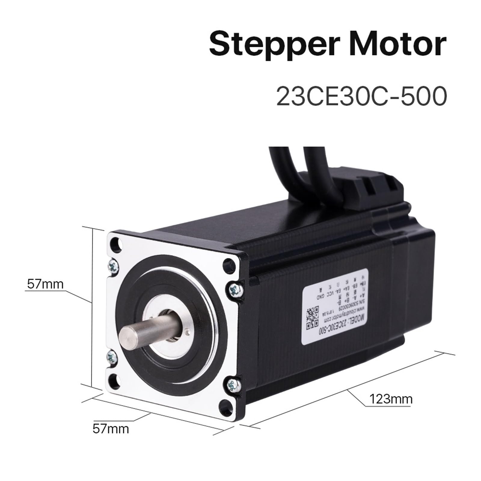 CNC Kit Nema 23 Motor With Encoder And Driver STEPPERONLINE Closed Loop ...
