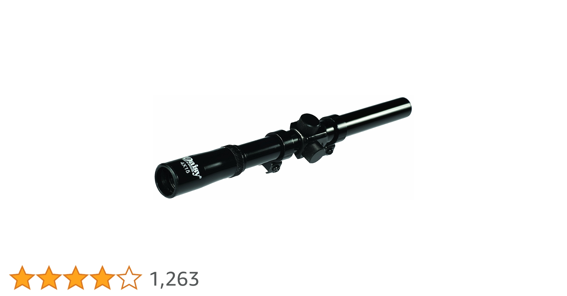 Amazon.co.jp: Daisyアウトドア製品4 x 15スコープ（ブラック、4 x 15