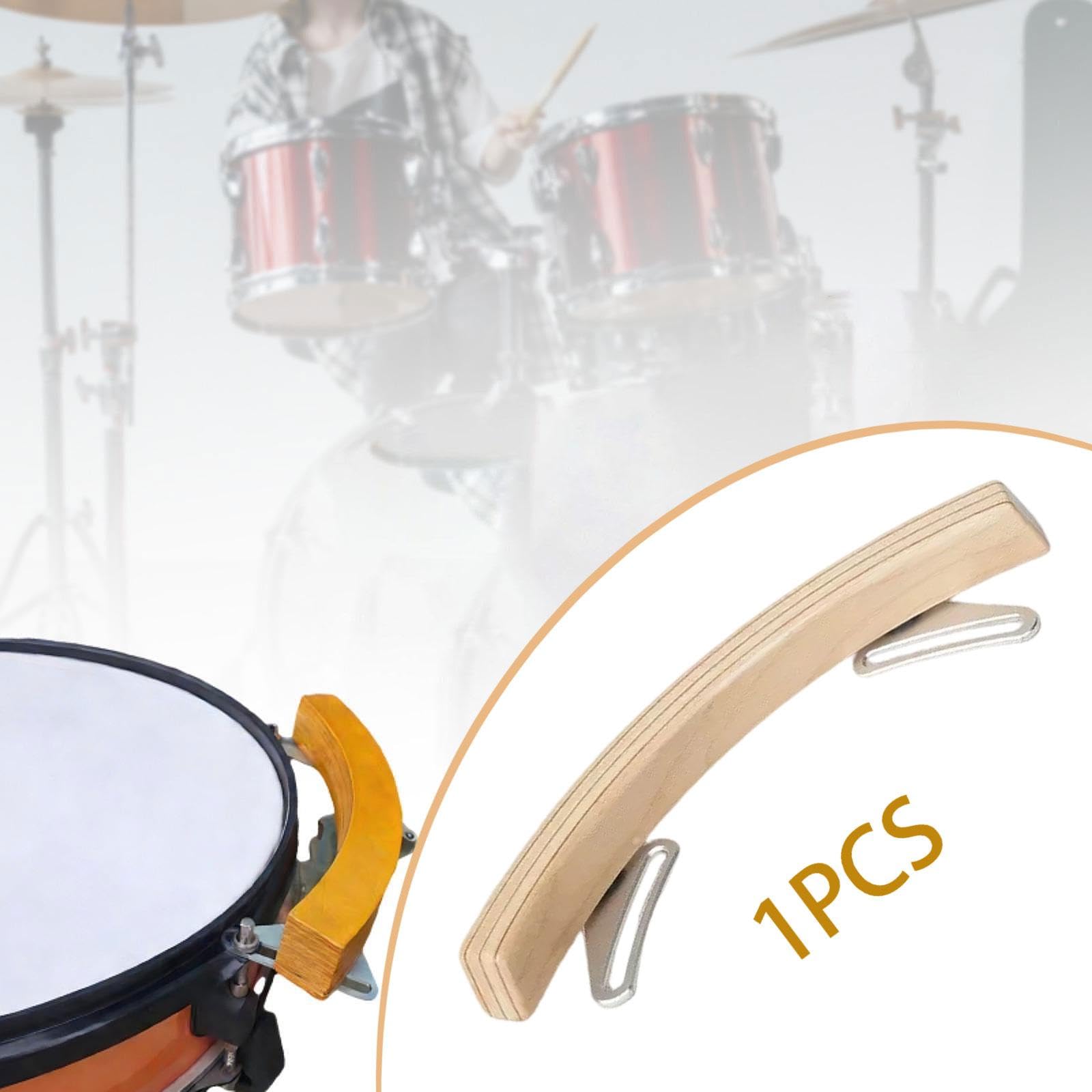 Baoblaze Snare Drum Rims Device Bloc Percussion Bois Renforcement Coordination et Précision Amélioration Effets Batterie Développement Sensoriel Adapté Aux LYC, Couleur du Bois