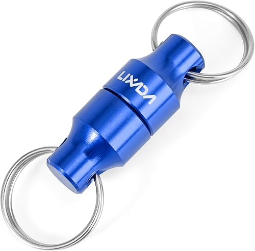 Miniatura 6 de LIXADA Soporte de liberación de red magnética para pesca Zinger Retractores de red de pesca con mosca, clip magnético, conector de red de aterrizaje