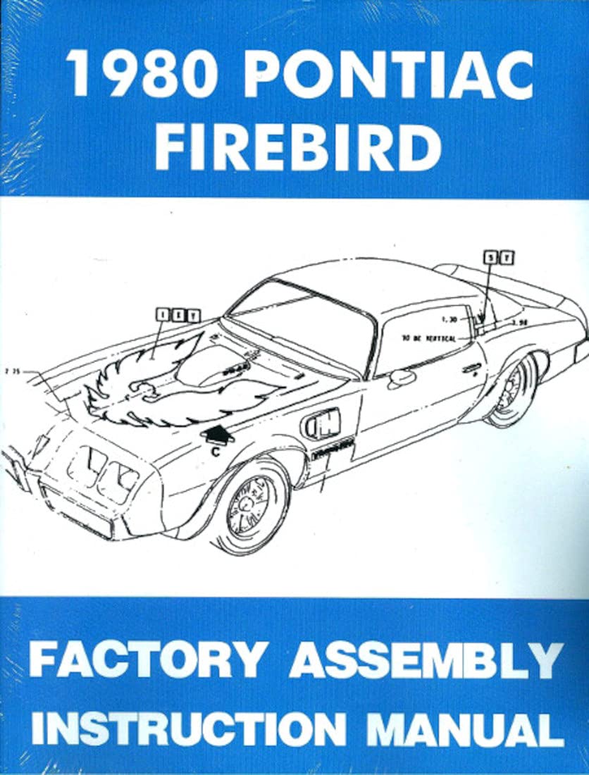 Amazon.com: 1980 Pontiac Firebird Trans Am Assembly Manual Rebuild
