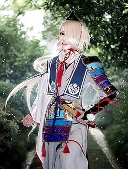 Amazon.co.jp: 刀剣乱舞 今剣 コスプレ衣装+ウィッグ+鎧+帽+手袋 舞台