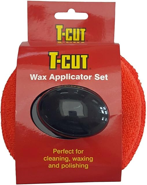T-Cut Wax Applicator Set with Handle - - Perfect for Cleaning, Waxing and Polishing