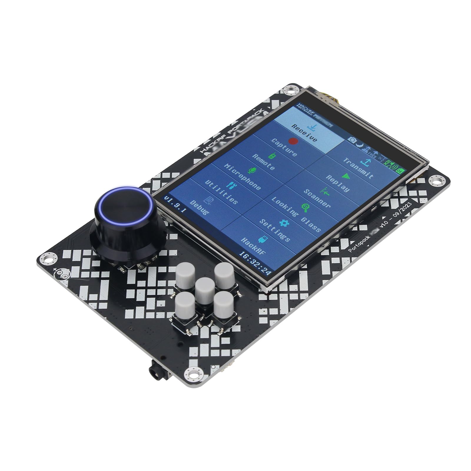 PortaPackH2M Edition con TCXO de 10.00 MHz para Hackrf One (HackRF One no incluido)