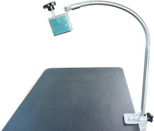 Miniatura 5 de SHELANDY Brazos de mesa de aseo para perros para mascotas, soporte para secador de pelo, herramienta manos libres, brazos de sujeción con abrazaderas