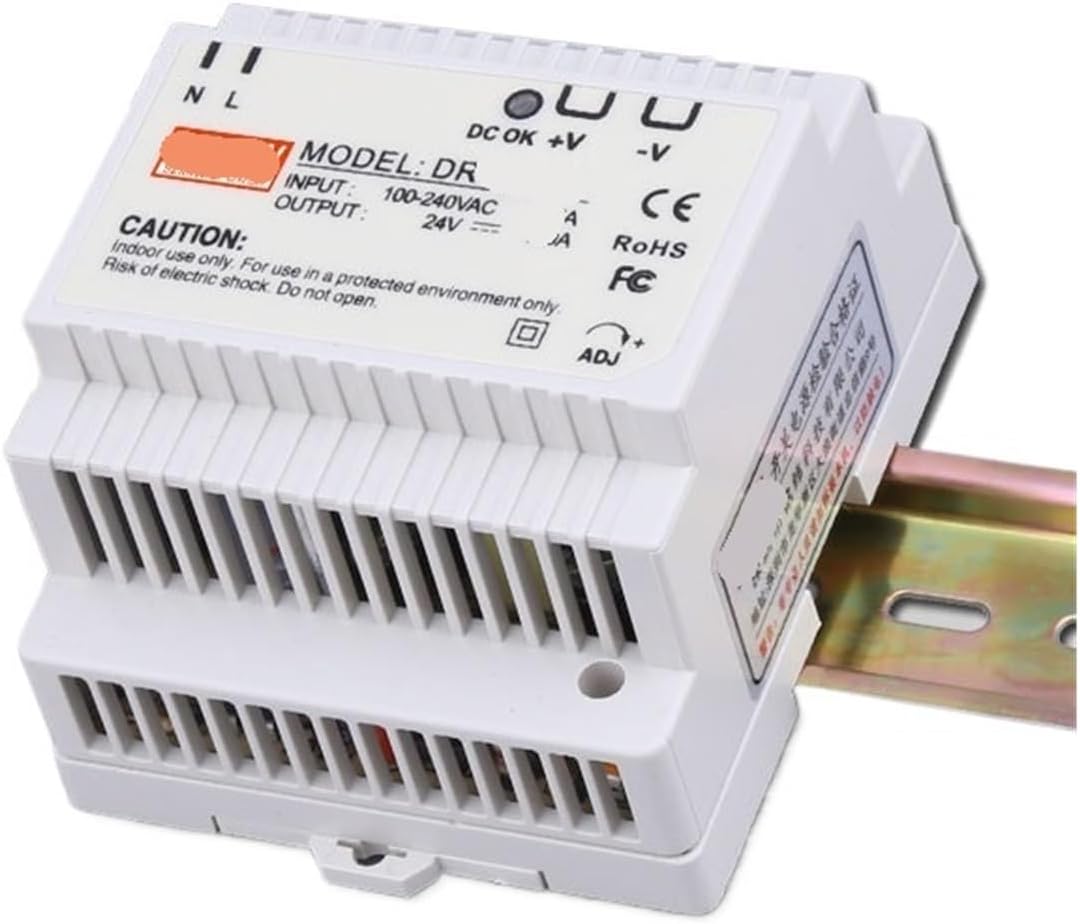 レール式スイッチング電源 DR-45-24V 15V 12V 5V カードゲージ産業用スイッチング電源(DR-45-5)