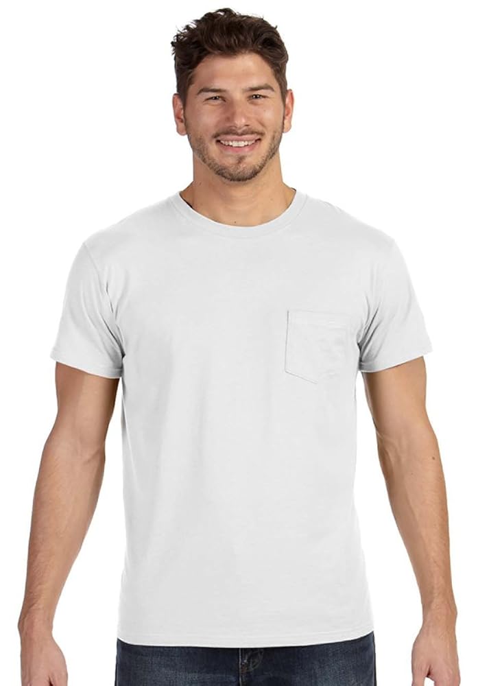 Hanes Mens X-Temp Triblend Tee with Fresh IQ (42TB) -White