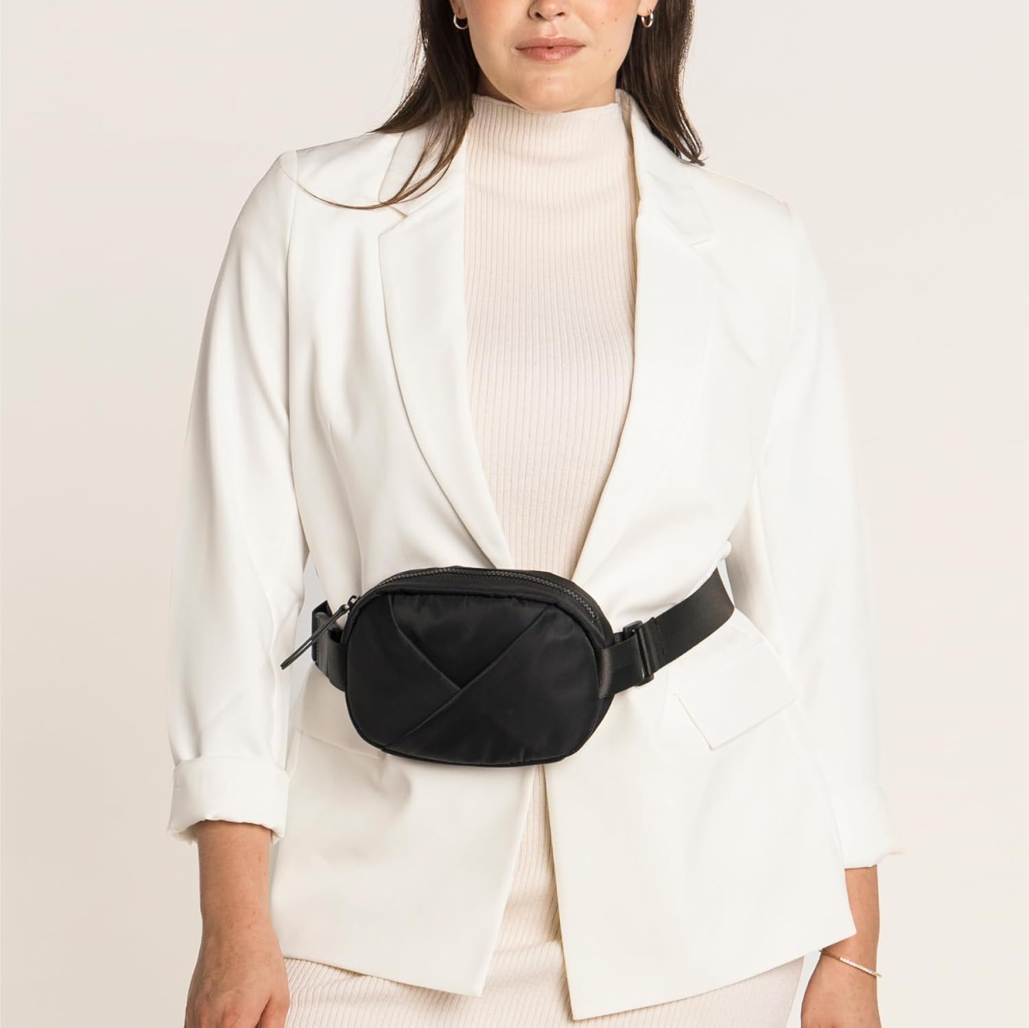 Lux & Nyx Origami Belt Bag - Fanny Pack & Sling Bag (Champagne) - Image 9