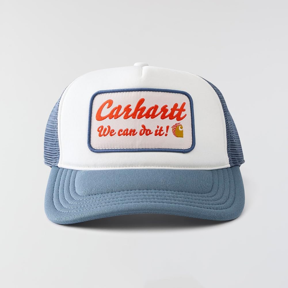 Carhartt Women's Rosie C Trucker Hat, Iron Blue, One Size