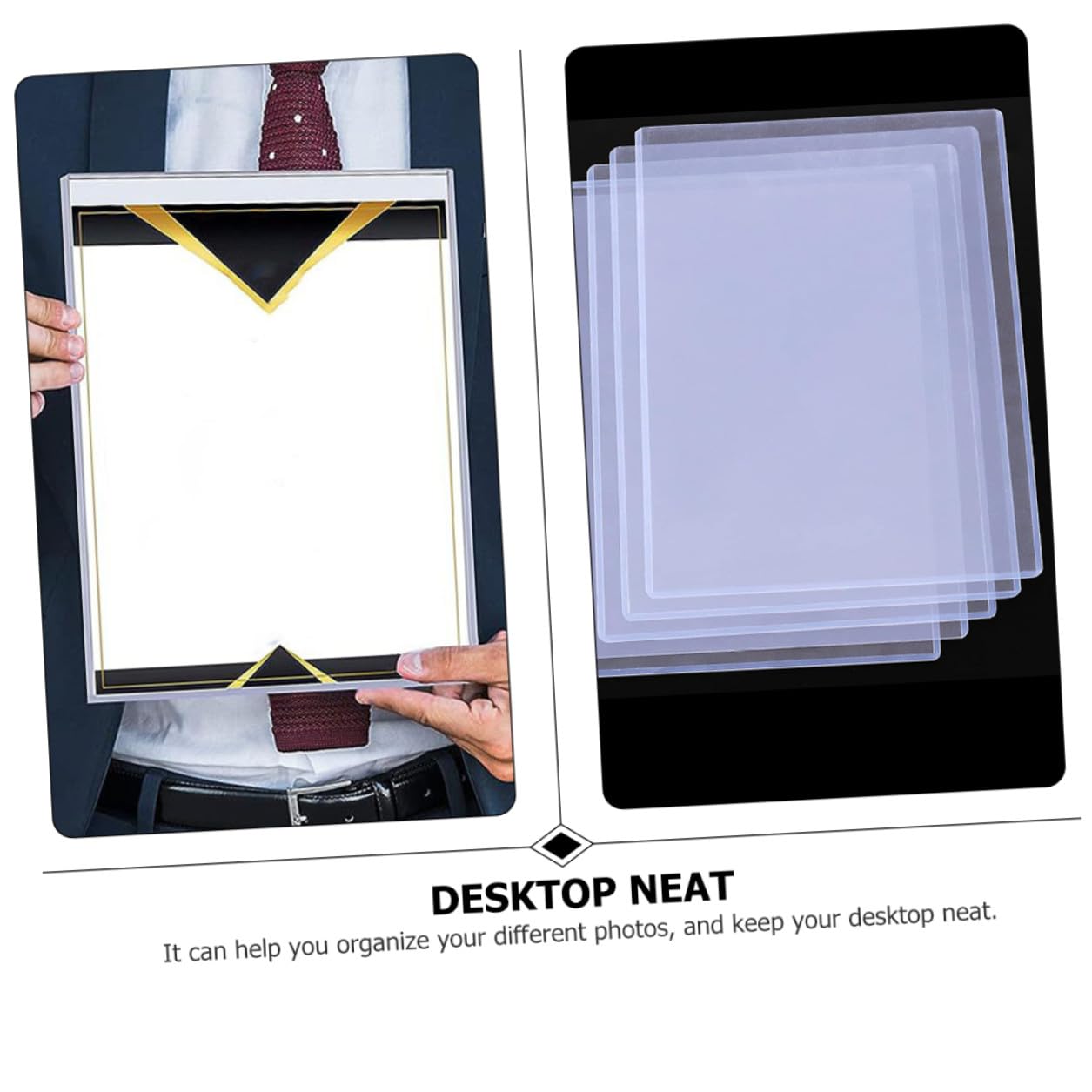 12pezzi Copertine per Foto di Scambio in Plastica Trasparente per Album Fotografici e Protezione di Carte da Gioco Anti-graffio