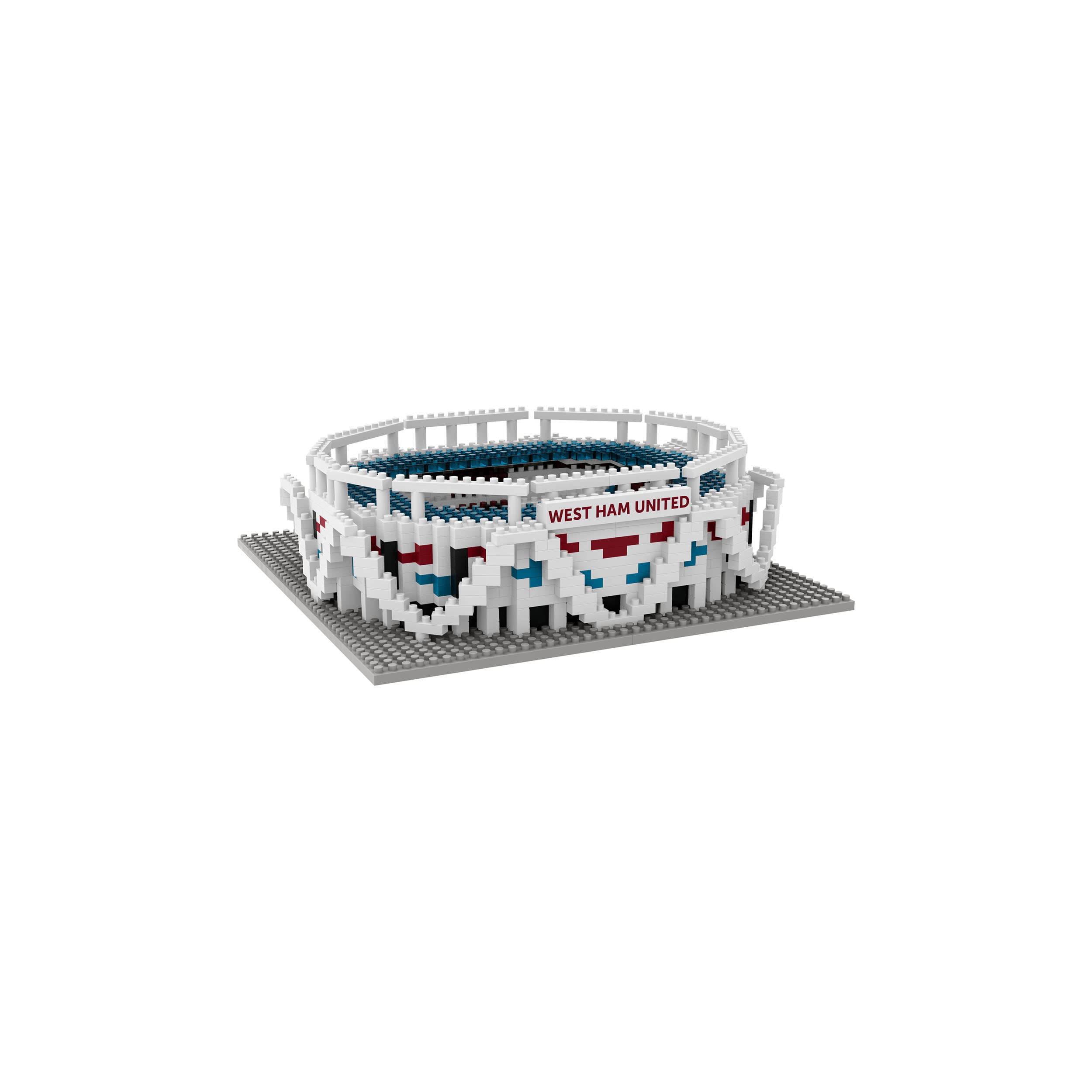 FOCO Offiziell Lizenziertes Mini-BRXLZ-Stadion-Spielzeugmodell (West Ham United FC)