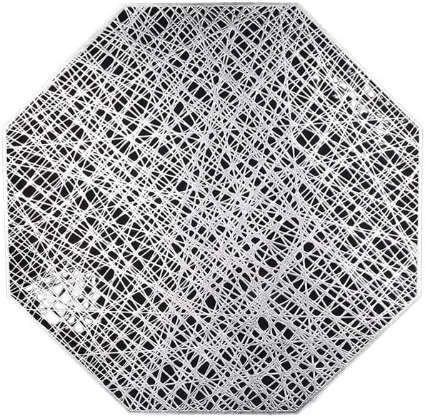 Western-Style Placemats Hollow Washable Heat-Insulating Non-Slip Table Mats, Suitable for Kitchens and Restaurants