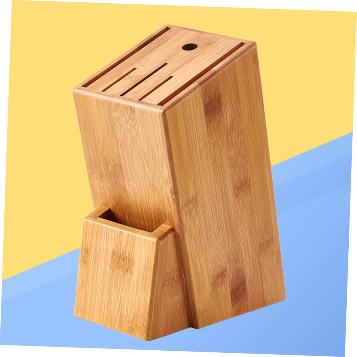 Healifty Rack Holder Kitchen Storage Organizer Block Stylish Knife Holder for Cutlery Efficient Kitchen Accessory for Easy Organization and Display