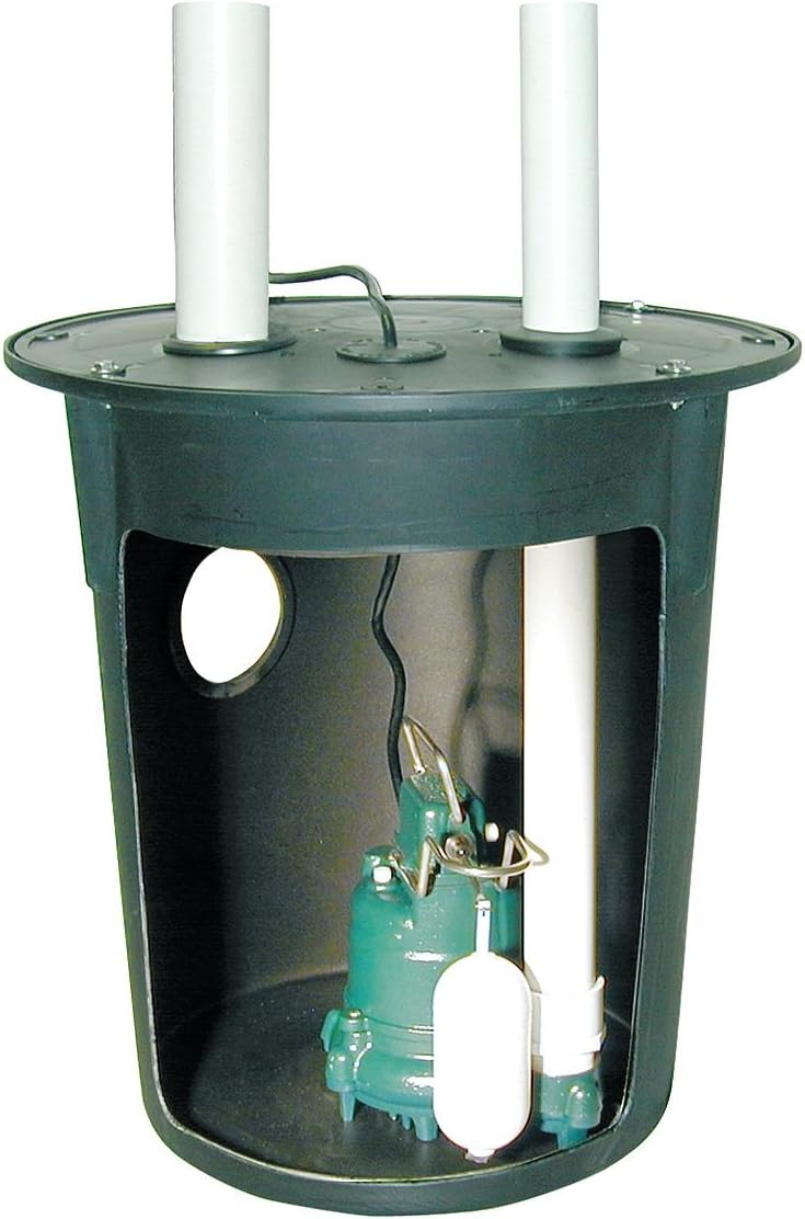 Sump Pump System, 3/10HP, Vertical Switch