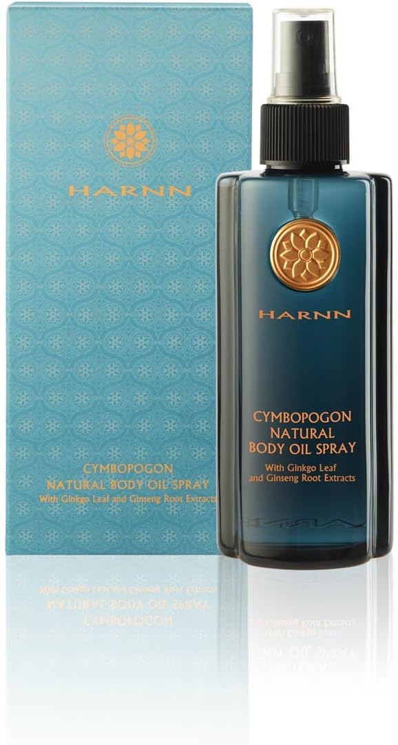 Body Oil Spray - CYMBOPOGON - with Gingko Leaves and Gingseng 220ml.
