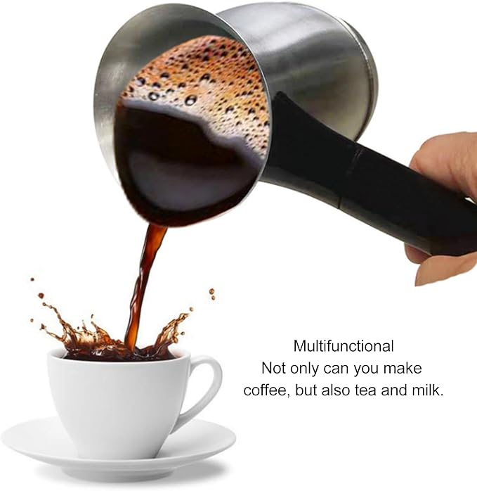 Cafetera Turca 600ml 110V Acero Inoxidable Doble Sistema miniatura 7