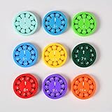 Mathe-Fidget-Spinners, 9 St&uuml;cks Mathespinners, Multiplication Fidgetspinners Divisionspinners, Fidgetspinners, Lernspielzeug Fidgetspinner f&uuml;r Kinder, Mathe-Lernspiele Zappelspielzeug