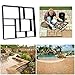 Rectangle DIY Pavement Mold Walk Maker Path Maker Brick Mold Concrete Form Pathmate Stepping Stone Molds for Concrete Mould Reusable for Garden, Court Yards, Patios and Walks, 23.6 x 19.7inches, 3Pack