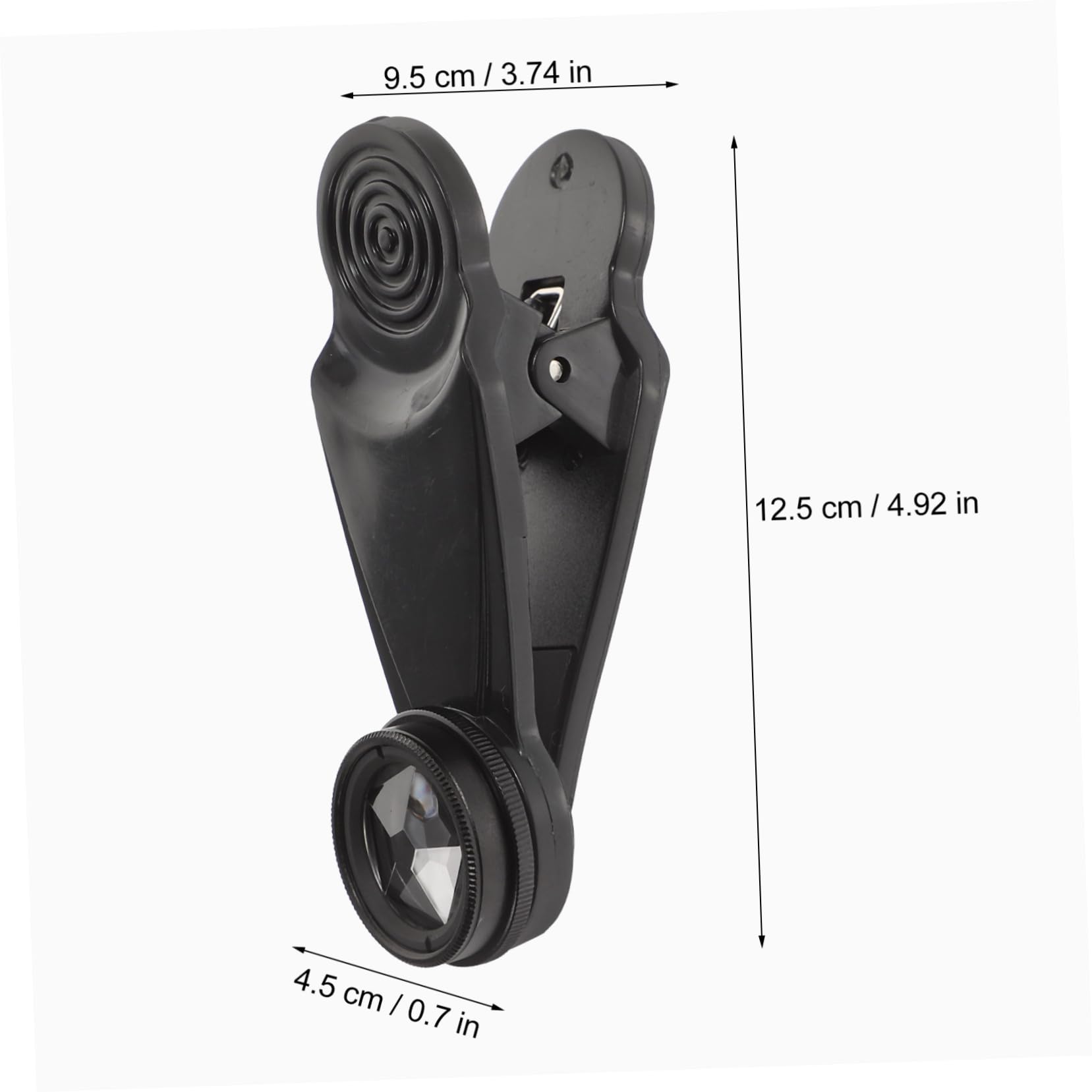 Mikikit Kit de Lentes para Teléfono Móvil con Zoom Gran Macro y Ojo de Pez Polarizador Cpl Kaleidoscopio Compatible con Smartphones Fácil Instalación