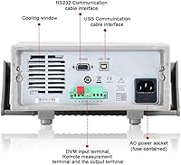 Vista 3 de ITECH 600W/10A/150V Fuente de alimentación programable de CC de amplio rango IT6953A, fuente de alimentación de laboratorio variable, conmutación