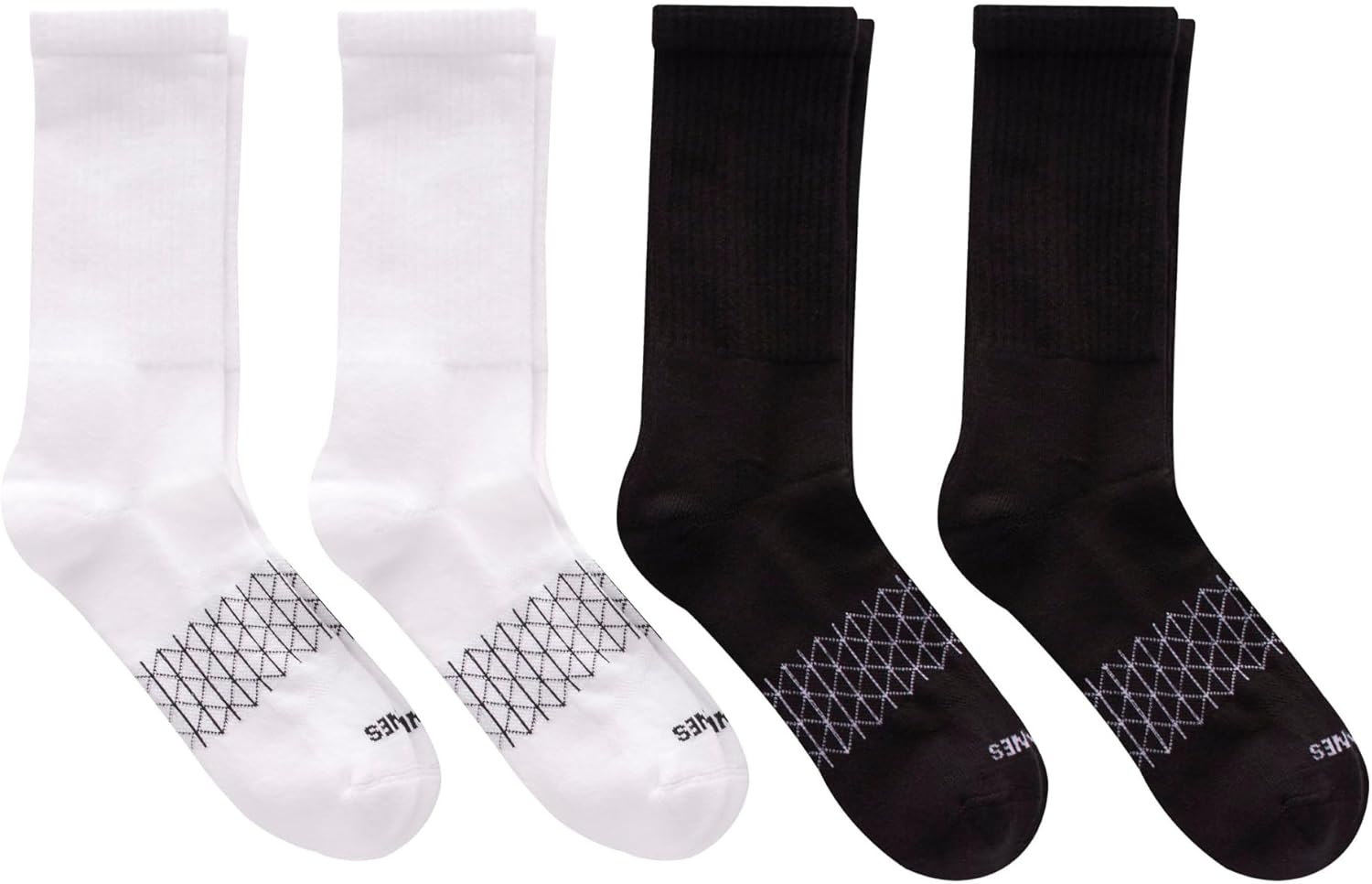 Hanes Men's Absolute Active Cushioned Crew Socks (4-Pack) - Image 2