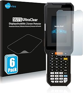 Savvies Screen Protector compatible with Point Mobile PM451 Protection Film Clear 6-Pack