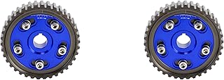 Pyatofly 2 engranajes de leva ajustables para D15 D16 SOHC D-SERIES 88-00 del Sol 93-97, color azul